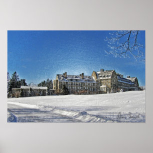 Poster Loge de Skytop après l'affiche de neige