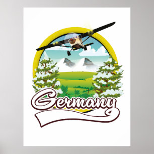 Poster logo Allemagne Travel