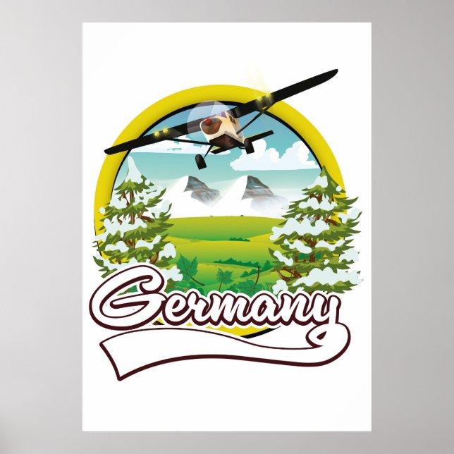 Poster logo Allemagne Travel (Devant)