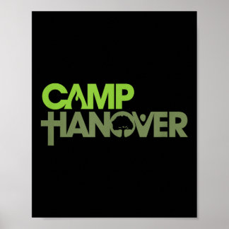Poster Logo Camp Hanover - Couleurs foncées