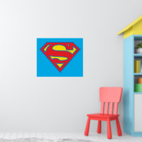 Logo Classique de Supergirl avec Contour Bleu