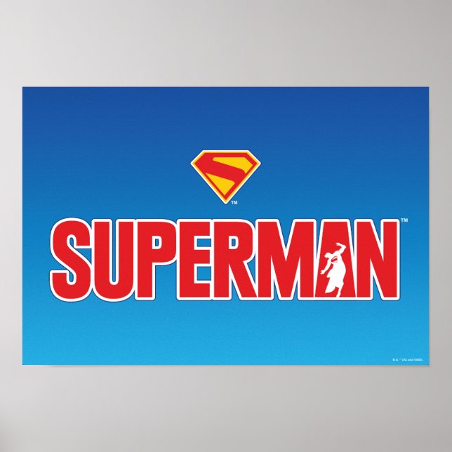 Poster Logo classique Superman Bold (Devant)