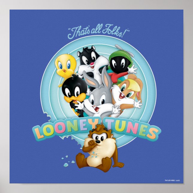 Poster Logo de Baby Looney Tunes | C'est tous les gens (Devant)