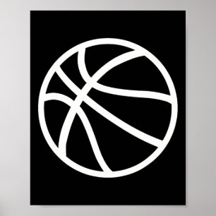 Poster Logo de basket-ball