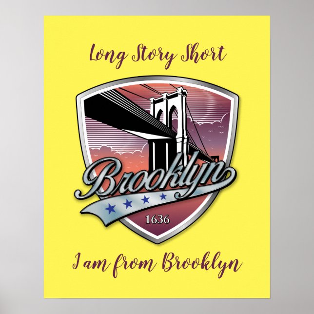 Poster Logo de Brooklyn (Devant)