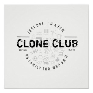 Poster Logo de club de clone