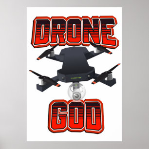 Poster Logo de Drone God