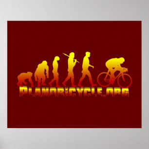 Poster Logo de Firestarter d'association de bicyclette de