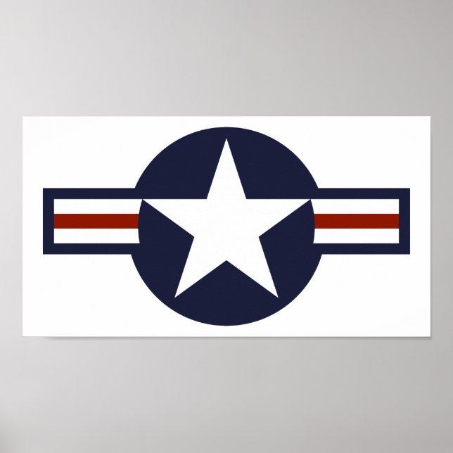 Poster Logo de la Force aérienne (Devant)