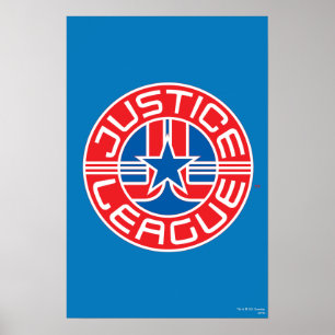 Poster Logo de la Ligue de la Justice