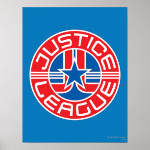 Poster Logo de la Ligue de la Justice