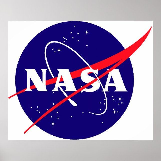Poster Logo de la NASA Meatball (Devant)