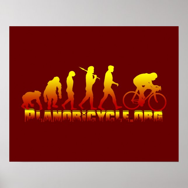 Poster Logo de l'association de vélos à plano Firestarter (Devant)