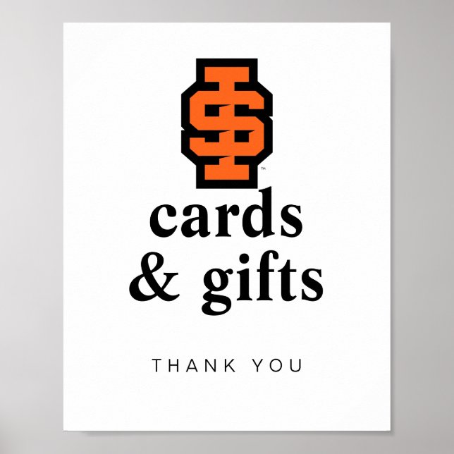 Poster Logo de l'Université d'État de l'Idaho (Devant)