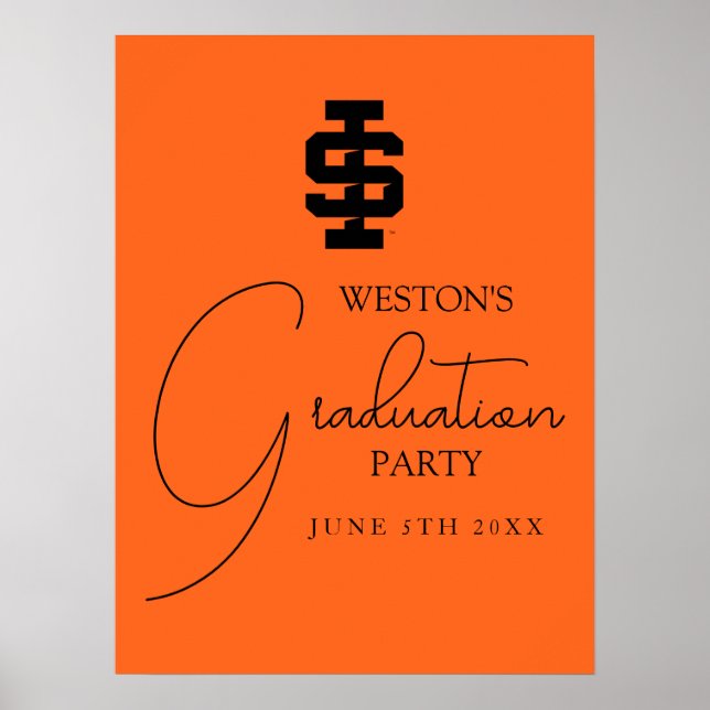 Poster Logo de l'Université d'État de l'Idaho (Devant)