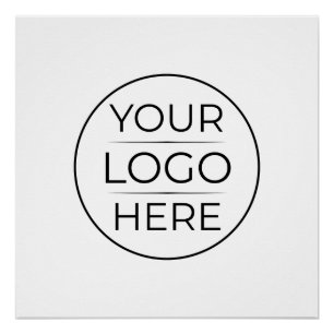 Poster Logo de marque d'entreprise moderne