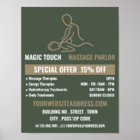 Logo De Massage, Massage Thérapie, Parfum De Massa