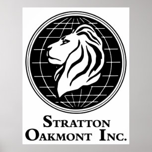 Poster Logo De Stratton Oakmont Inc. De L'Oeuvre Wolf De