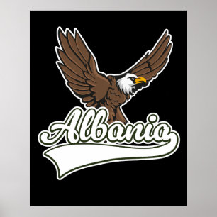 Poster Logo de voyage en Albanie