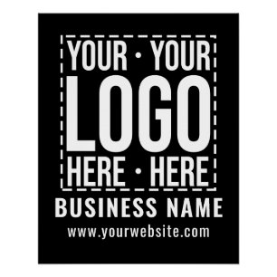 Poster Logo d'entreprise personnalisé Entreprise Cool mod
