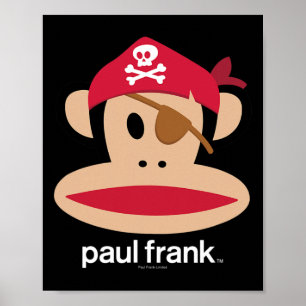 Poster Logo d'Halloween Julius Pirate Monkey