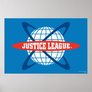 Poster Logo du monde de la Justice League