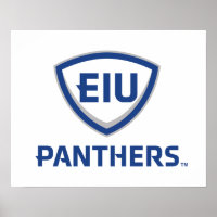 Logo Eastern Illinois Panthers Shield & Wordmark