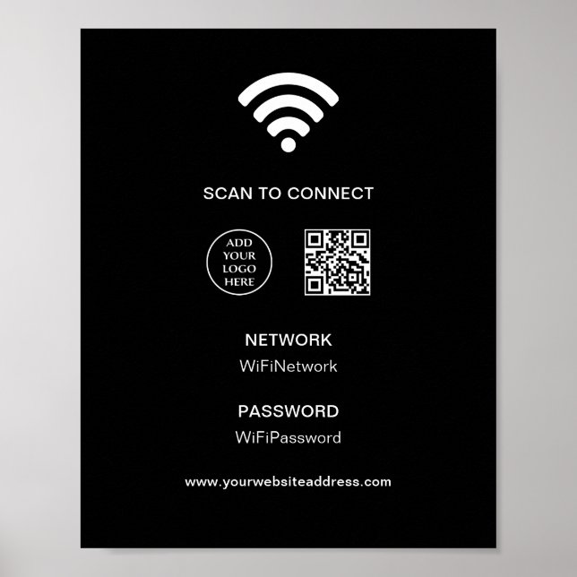 Poster Logo Entreprise Entreprise Analyse Entreprise Conn (Devant)