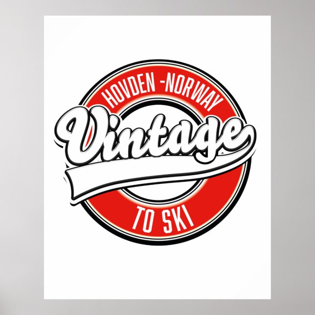 Poster logo hovden norway (Devant)