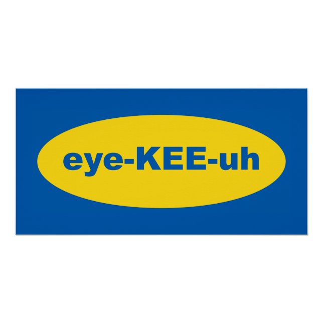 Poster Logo IKEA Art (Devant)