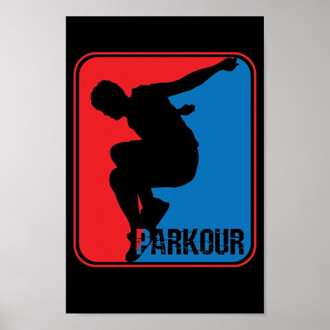 Poster logo parkour (Devant)