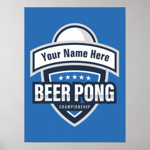 Poster Logo personnalisable de championnat de puanteur de