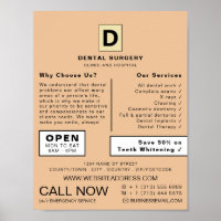 Logo personnalisé, dentisterie, Publicité pour les