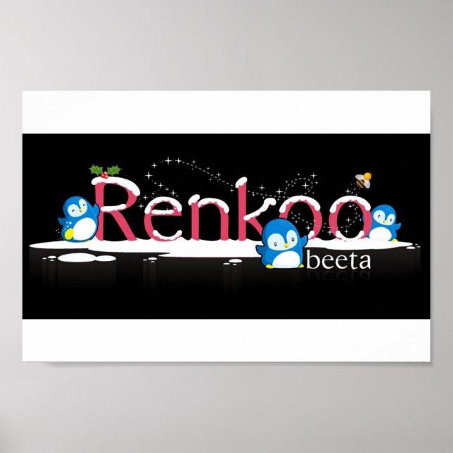 Poster Logo Renkoo Penguin (Devant)