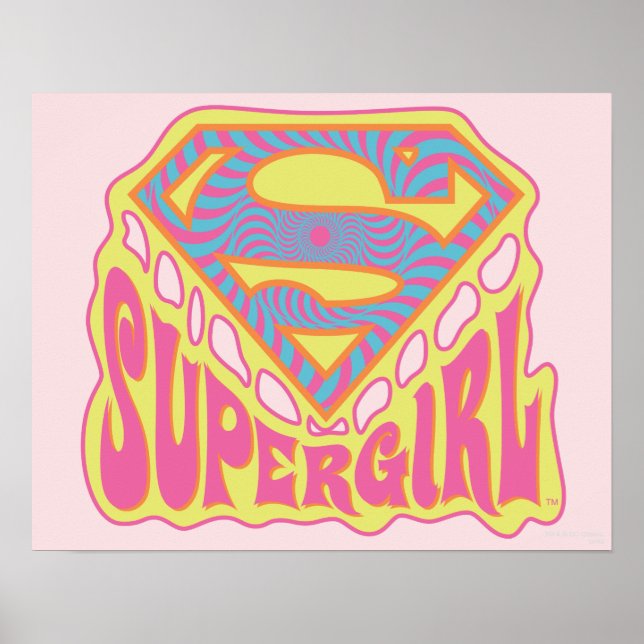 Poster Logo Super Supergirl (Devant)