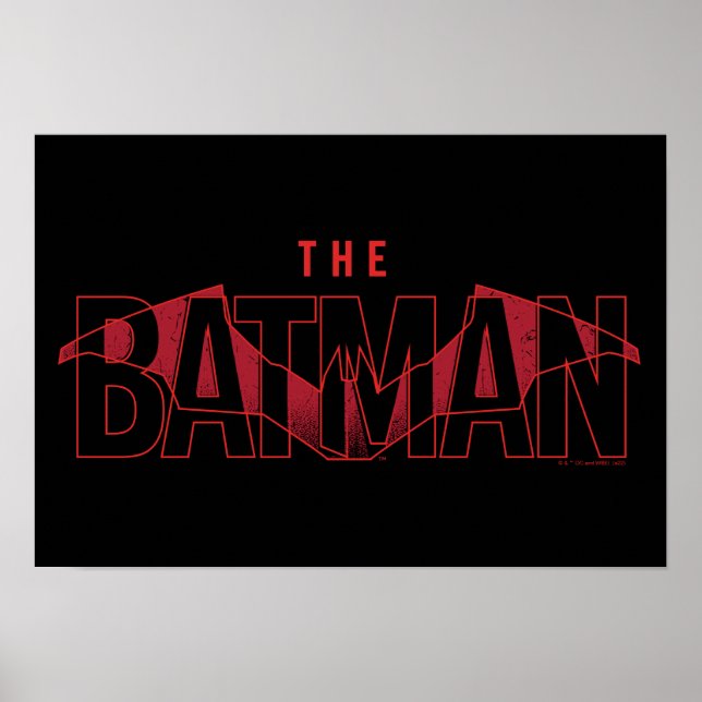 Poster Logo superposé de Batman Bat (Devant)