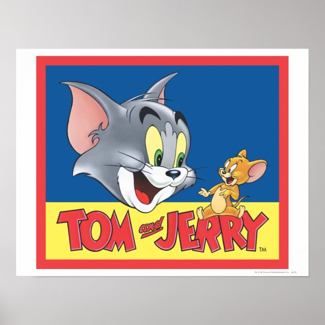 Poster Logo Tom Et Jerry Ombragé (Devant)