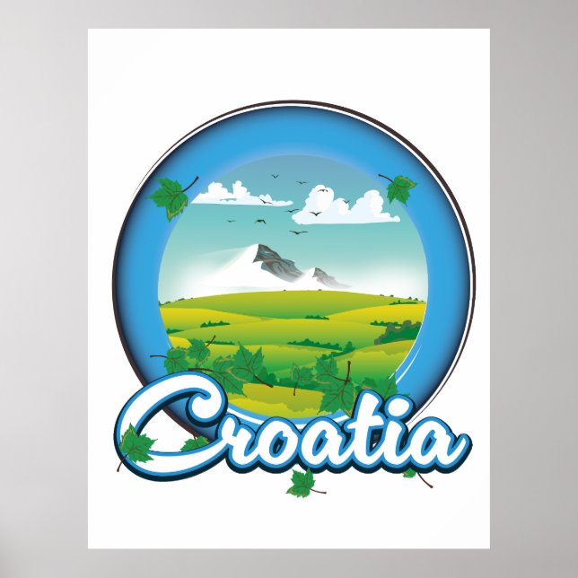 Poster logo Voyage Croatie (Devant)