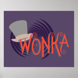 Poster Logo Wonka Spiral