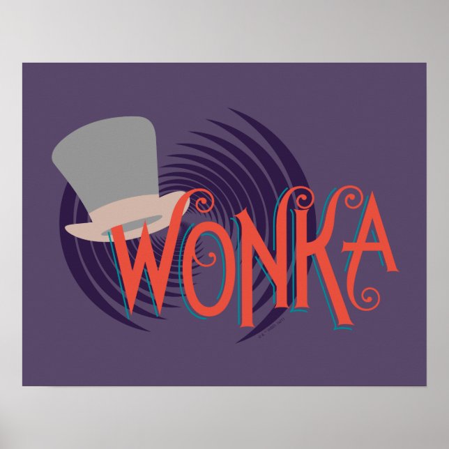 Poster Logo Wonka Spiral (Devant)