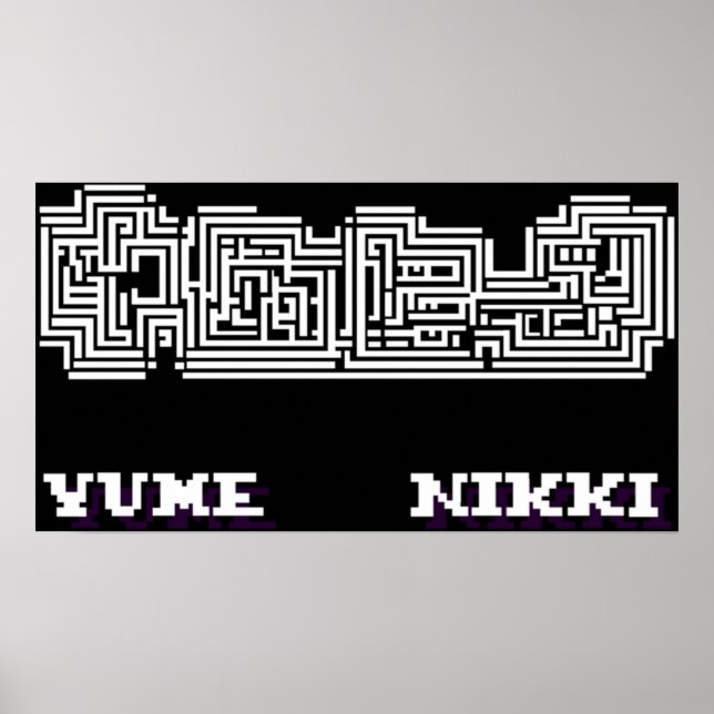 Poster Logo Yume Nikki (Devant)