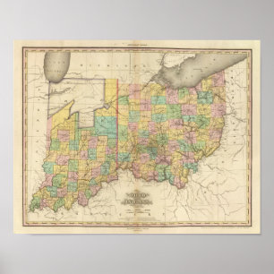 Poster L'Ohio et l'Indiana