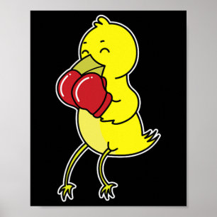 Poster L'Oiseau Boxe