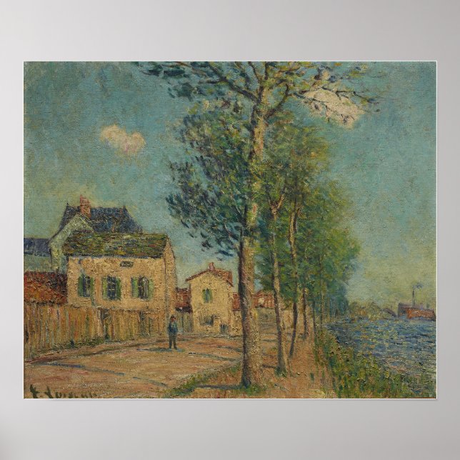 Poster Loiseau - Le Chemin Le Long De La Rivière (Devant)