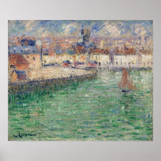 Poster Loiseau - Le Port De Dieppe (Devant)