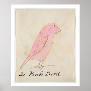 Poster L'oiseau rose, de 'Seteen Drawings of Comic Bir