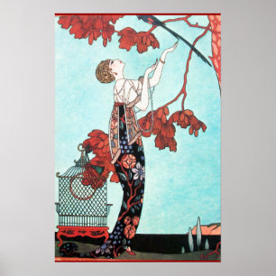 POSTER L'OISEAU VOLONTAIRE, DESIGNER DE MODE BEAUTÉ