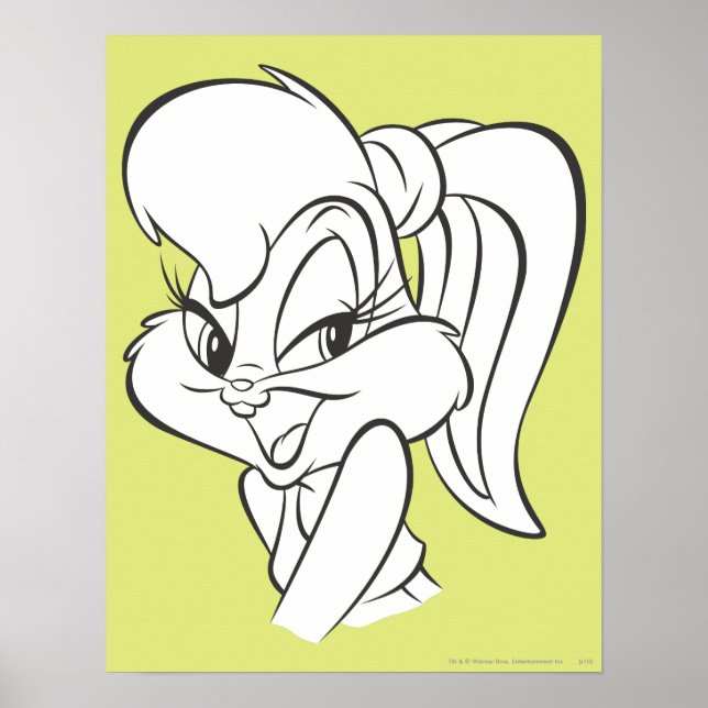 Poster Lola Bunny Expressive 2 (Devant)