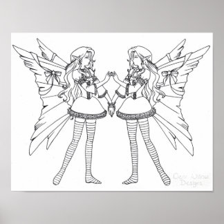 Poster Lolita Féeries Couleur de votre propre