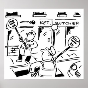 Poster Lollipop Men joue au tennis